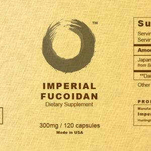 Imperial Fucoidan Pure-Brown Seaweed Extract Cell Immunity (6 x 120 capsules/300mg)